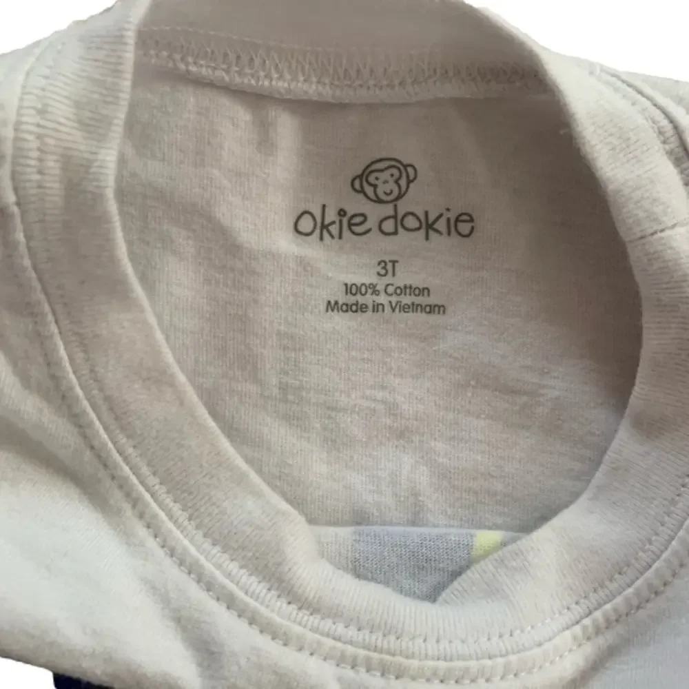 Okie Dokie Best Son Ever Short Sleeve Shirt with Dark Gray Charcoal Shorts Sz 3T